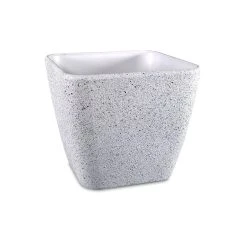 Cheap 🧨 Australia Sale - Eden 22cm White Stonelite Square Self Watering Planter ⭐