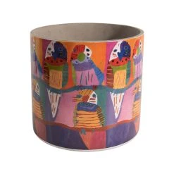 Best Pirce ❤️ Eden Warlu 25cm Budgerigar Dreaming Indigenous Planter - To Australia ✔️