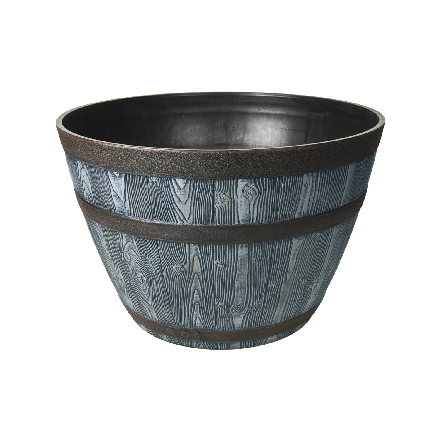 Top 10 🔔 Australia Sale - EDEN 51cm Grey And Bronze Whiskey Half Barrel Planter 😍 3 Top 10 🔔 Australia Sale - EDEN 51cm Grey And Bronze Whiskey Half Barrel Planter 😍