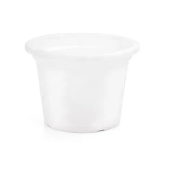 Budget 😉 Australia Only - EDEN 15cm Transparent White Cylinder Planter Clear White ✔️