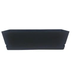 Brand new ✔️ Eden 61cm Charcoal Oslo Self Watering Trough Planter - To Australia ✨