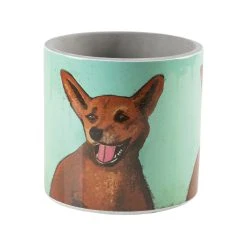 Outlet 🔥 Australia Only - EDEN 16cm Warlu Dogs Of Yuendumu 1 Indigenous Planter 👍