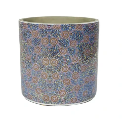 New 😍 EDEN 16cm Warlu Goanna Dreaming 2 Indigenous Planter Other - To Australia 🌟